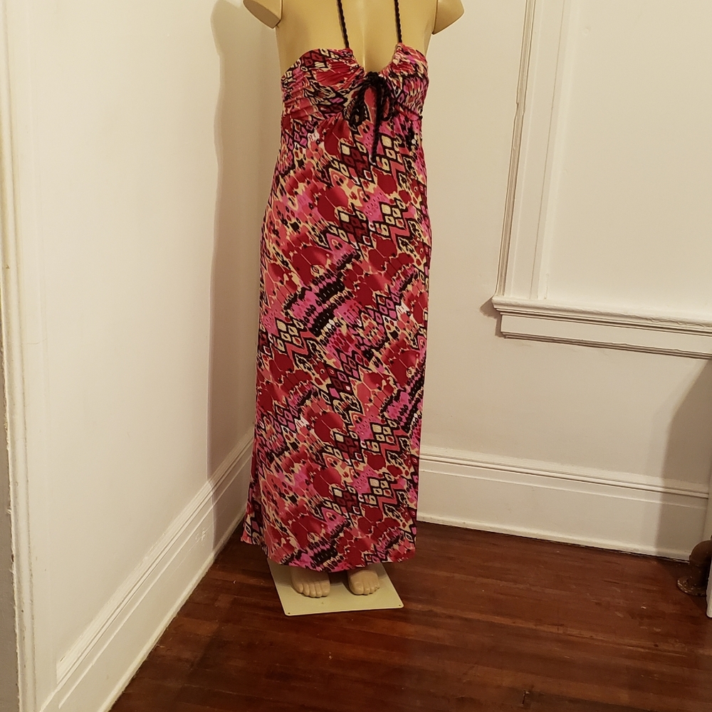 Halter Back Maxi
